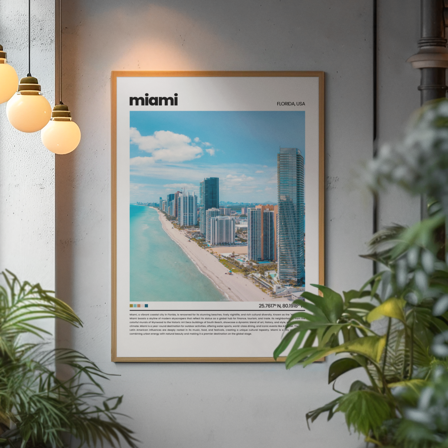Miami Premium Poster