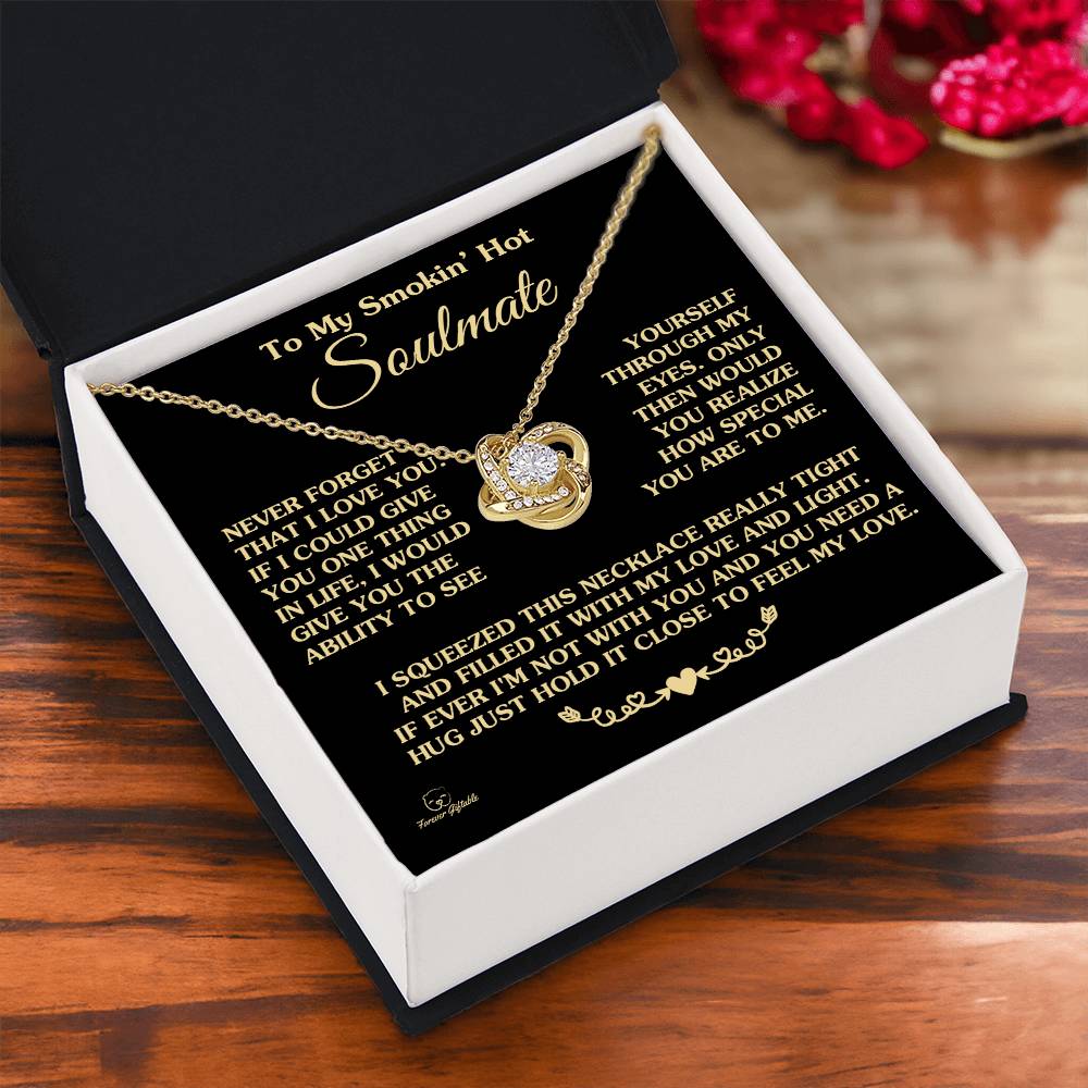 "How Special You Are To Me" Love Knot Necklace
