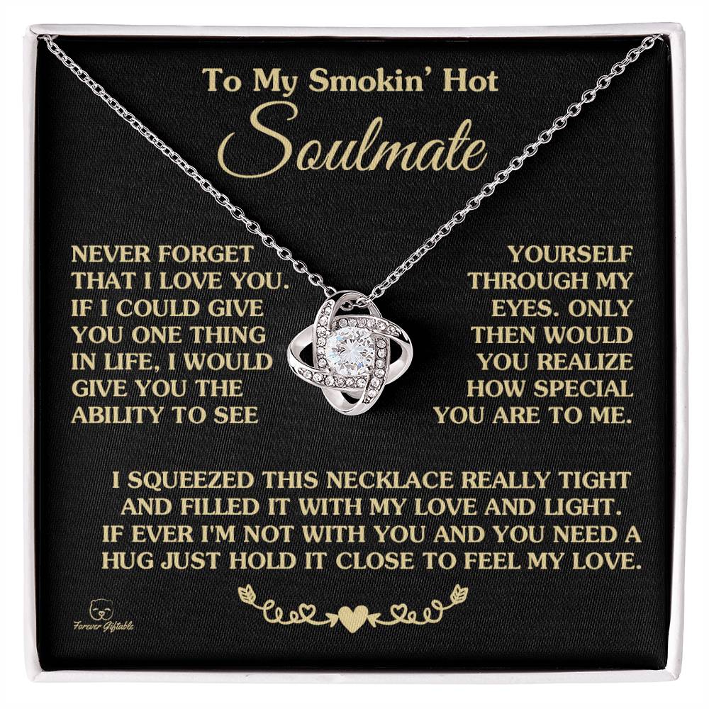 "How Special You Are To Me" Love Knot Necklace