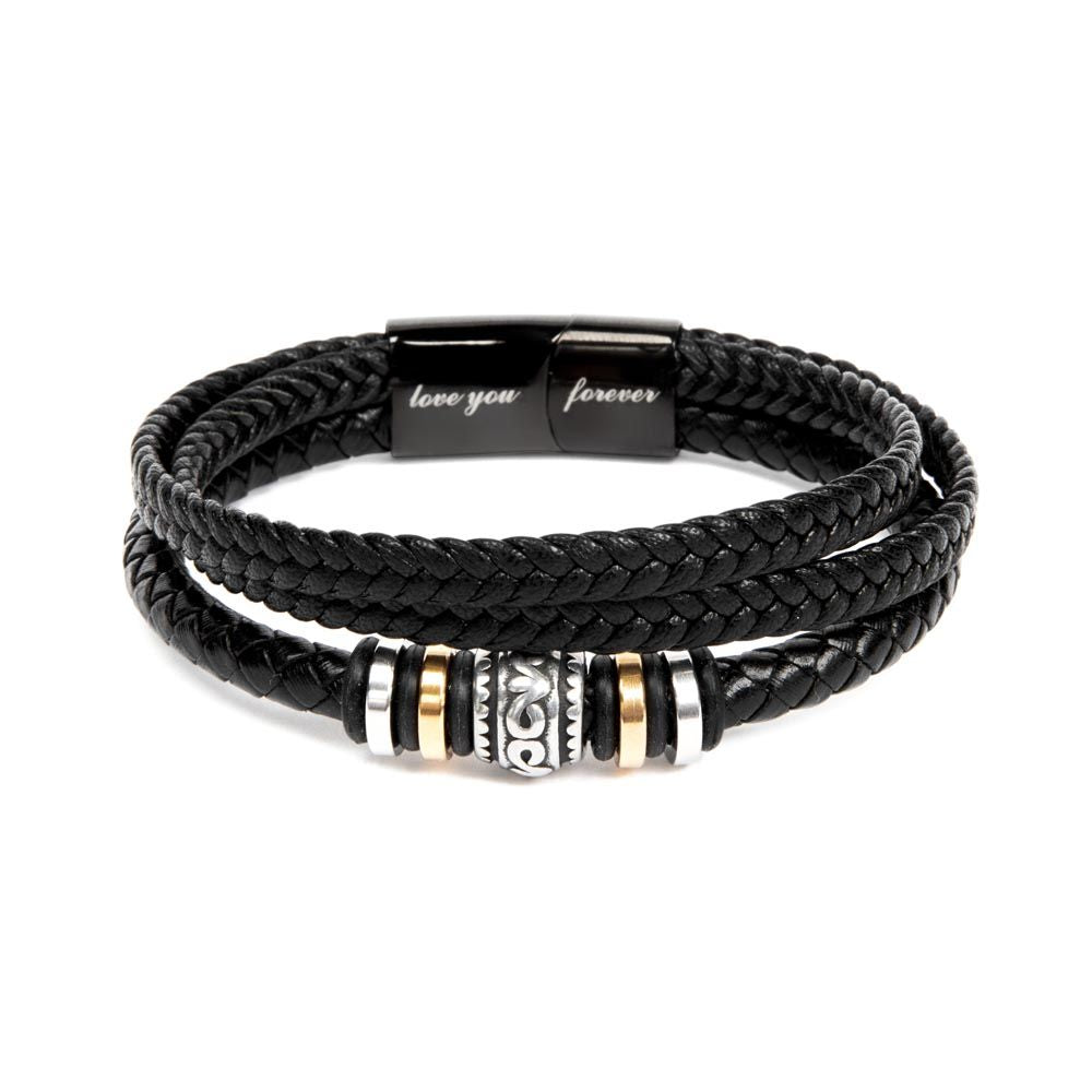 To My Son - Gift For Son - Love You Forever Bracelet