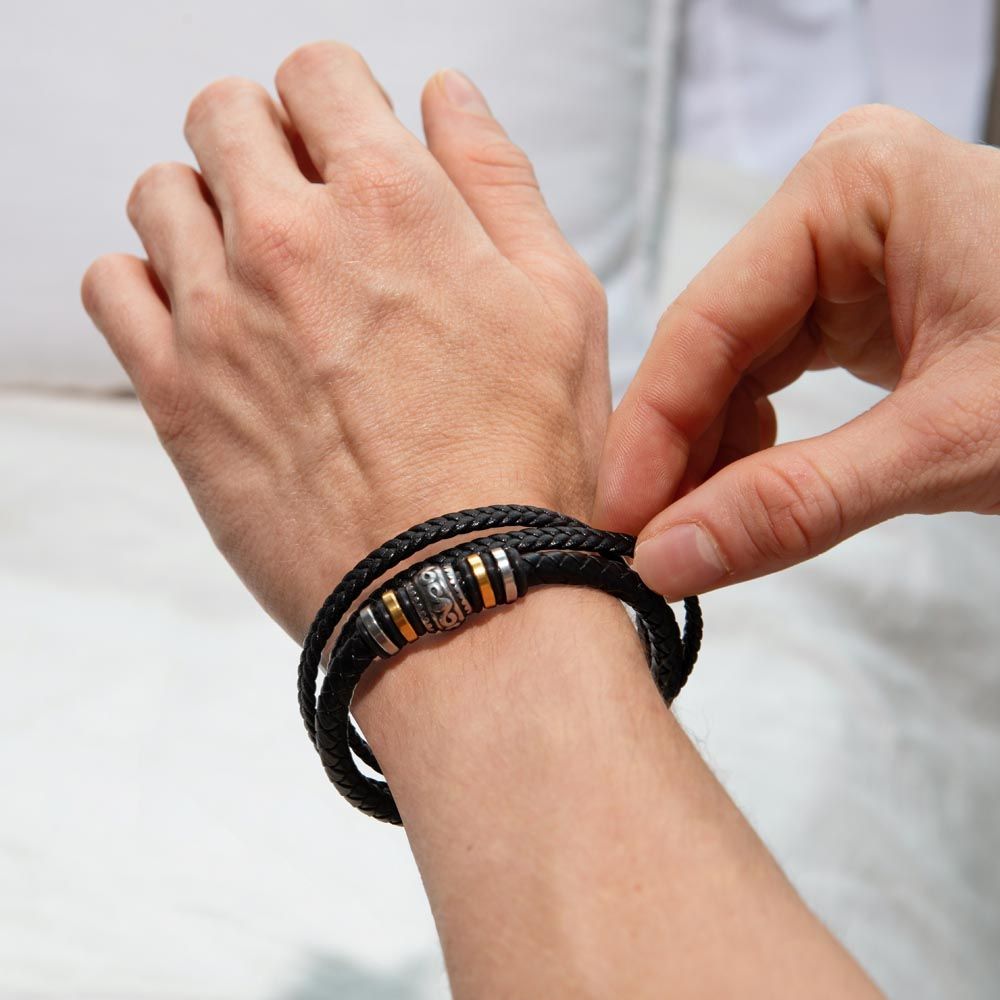 To My Son - Gift For Son - Love You Forever Bracelet