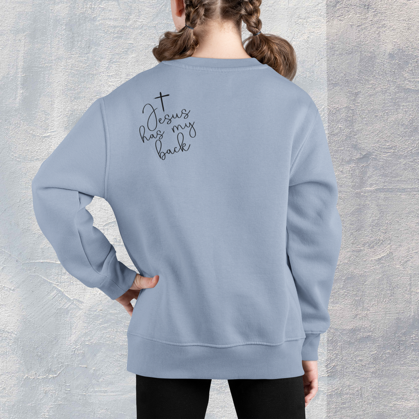 Jesus Has My Back Premium Sweatshirt