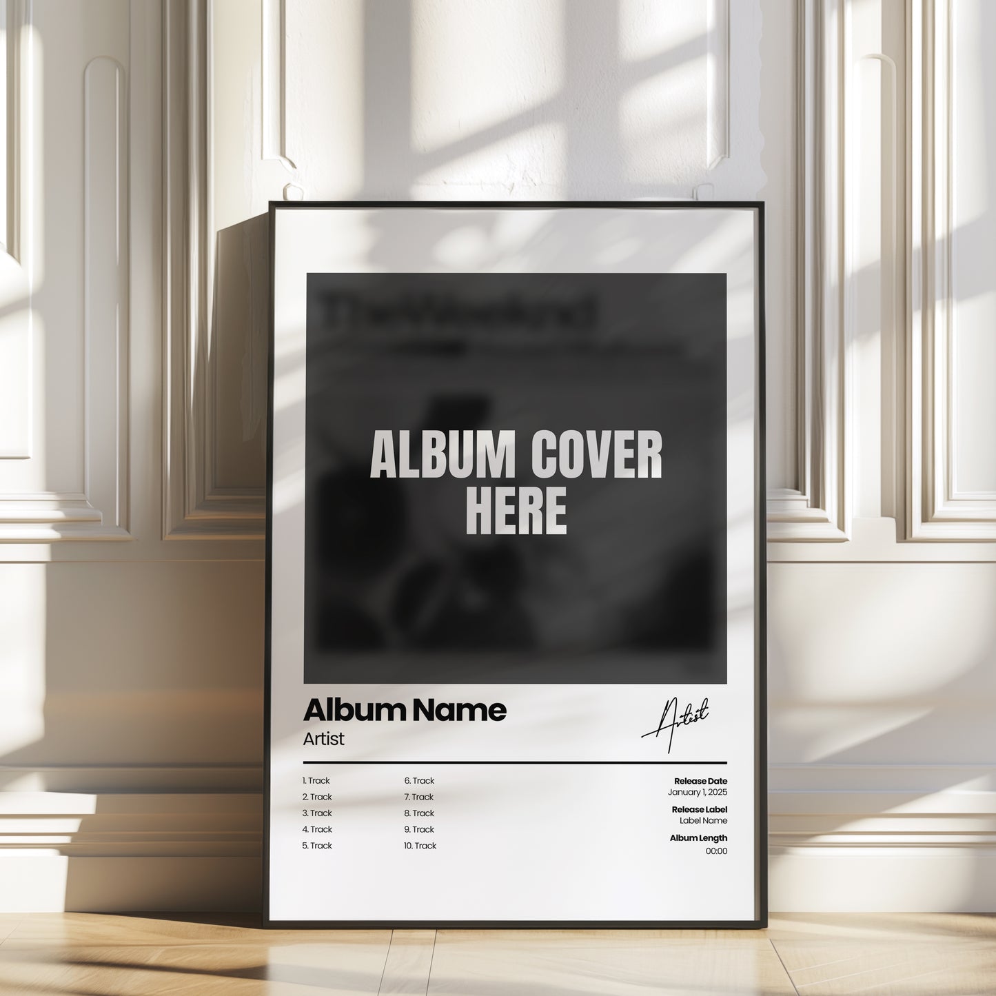 Custom Album Premium Poster
