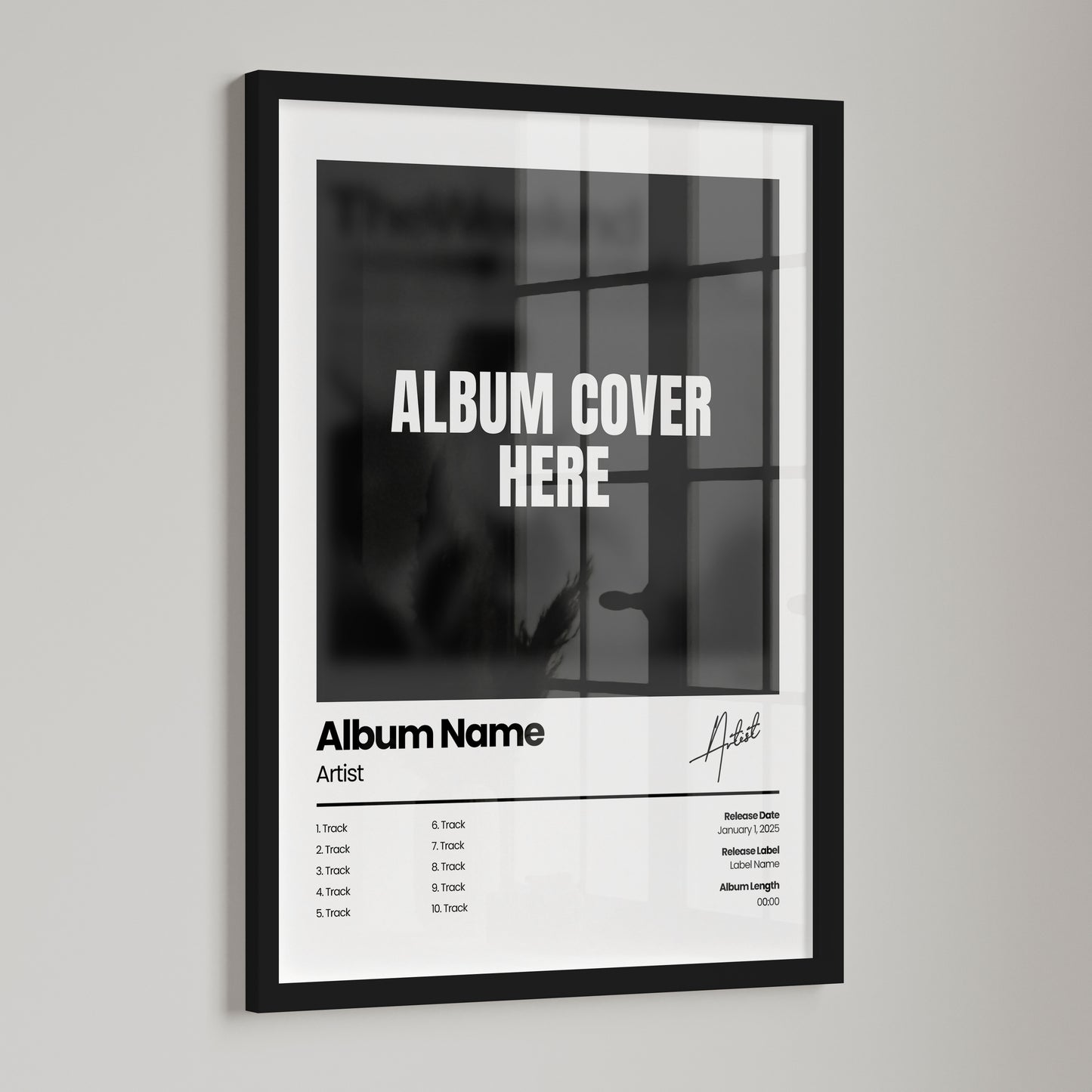 Custom Album Premium Poster