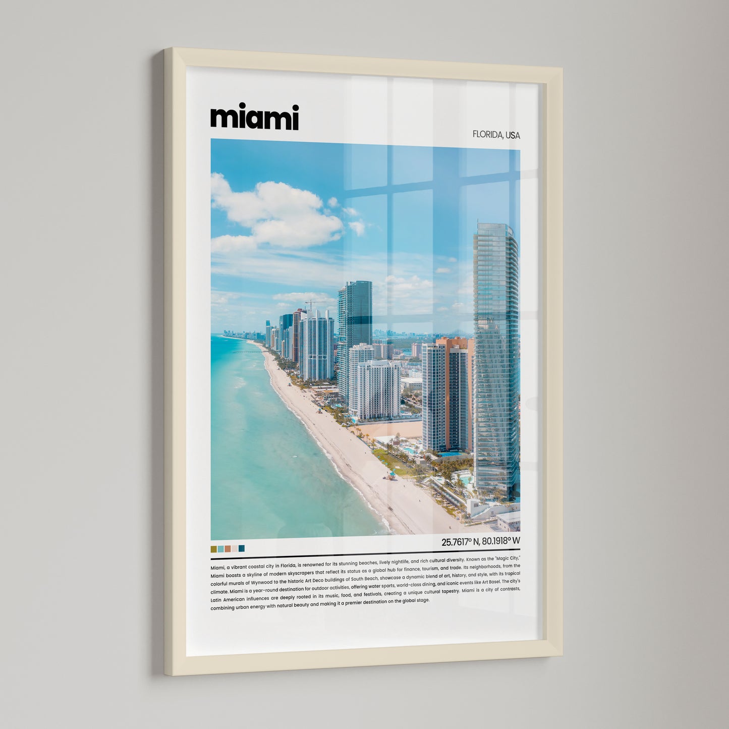 Miami Premium Poster