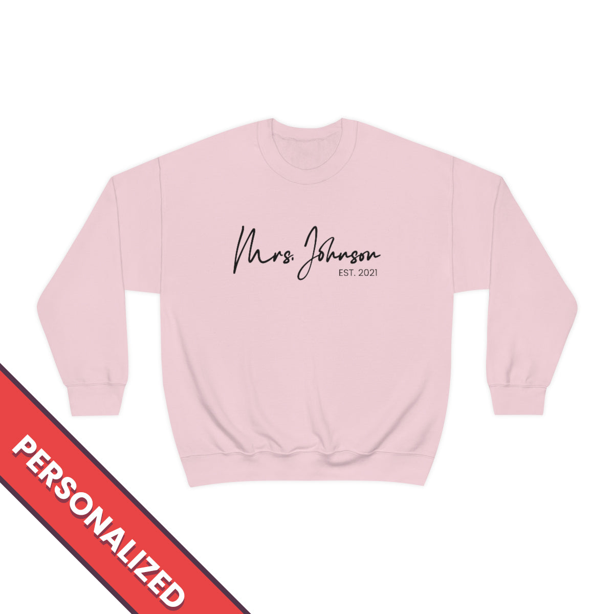 Personalized Gift for Bride Crewneck Sweatshirt