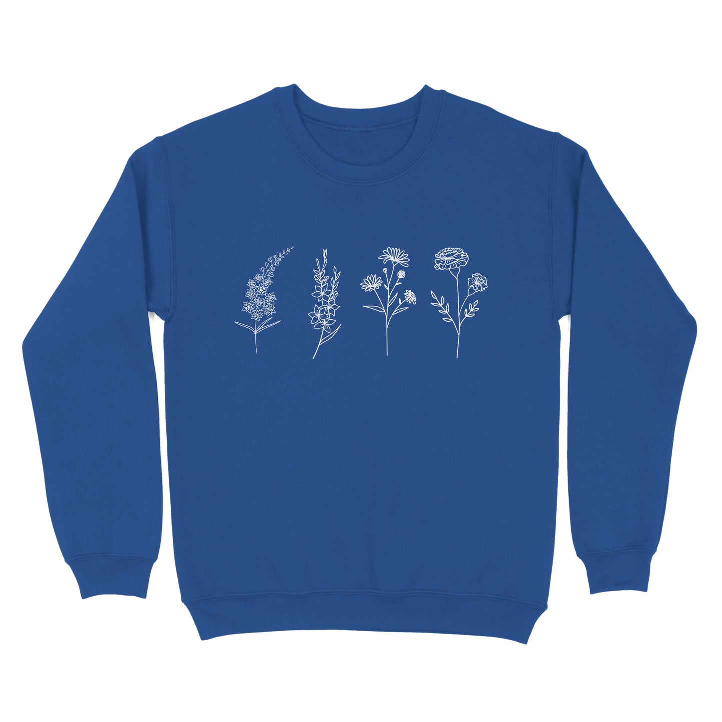 Personalize Birth Month Flower Premium Sweatshirt