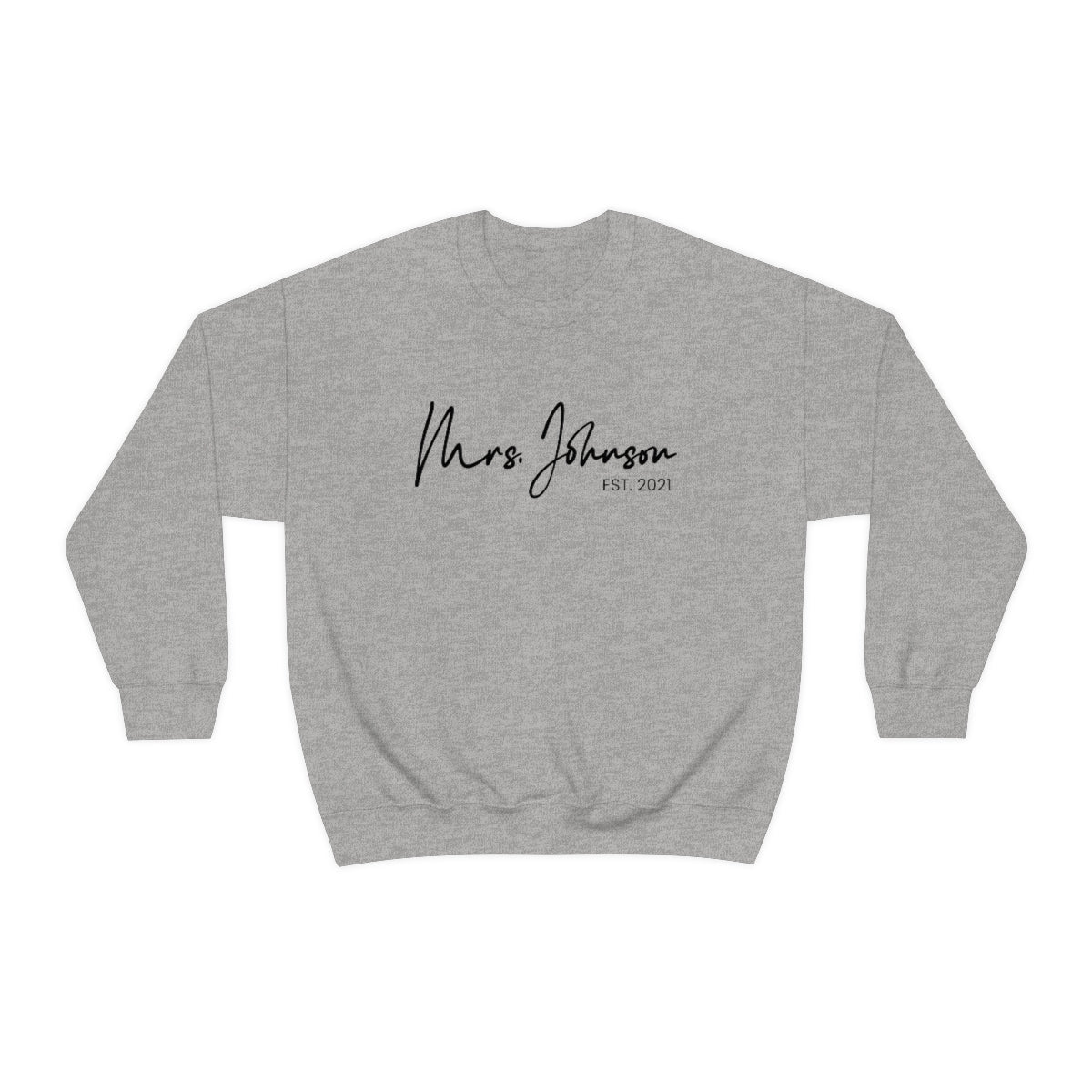 Personalized Gift for Bride Crewneck Sweatshirt