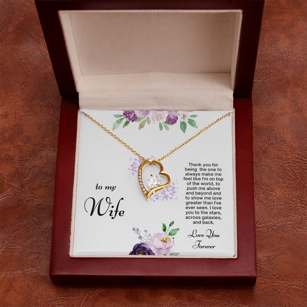 To My Wife - Forever Mine, Forever Yours - Forever Love Necklace