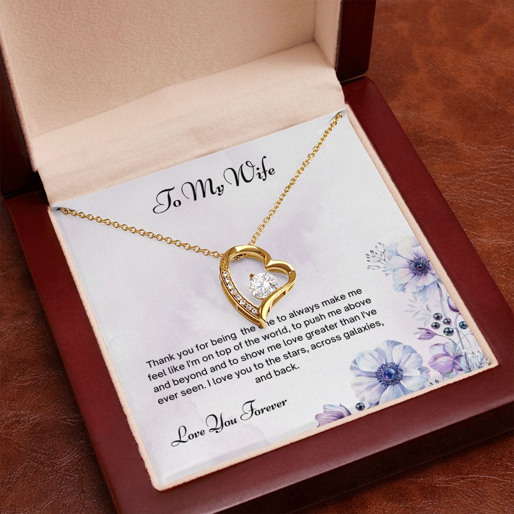 To My Wife - Love You Forever - Forever Love Necklace