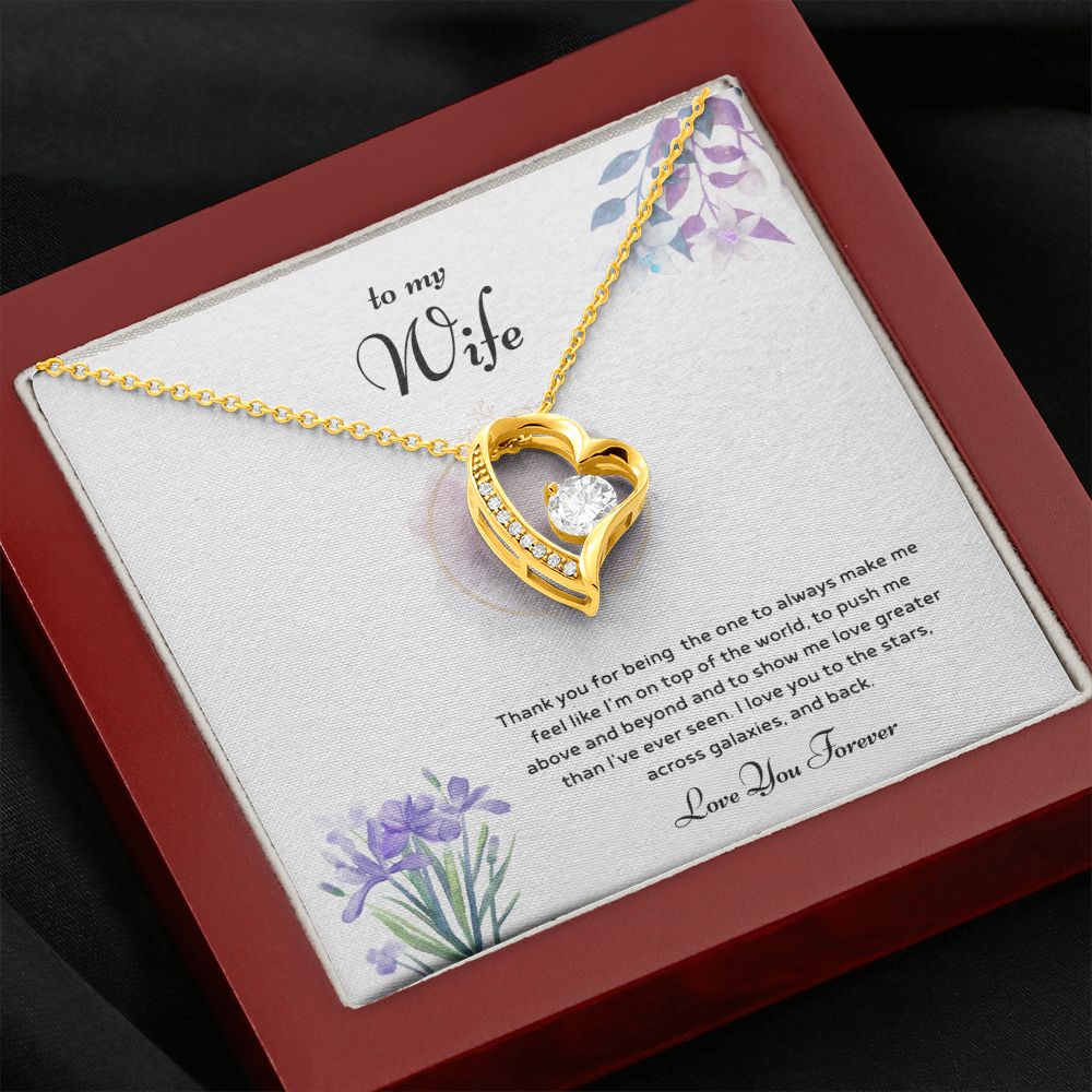 To My Wife - My Forever Soulmate, My Forever Love - Forever Love Necklace