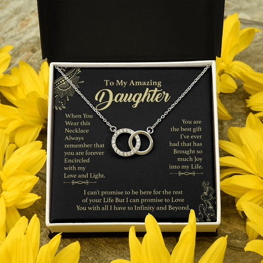 To My Amazing Daughter - Perfect Pair Necklace
