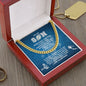 To My Football Son - Cuban Link Chain