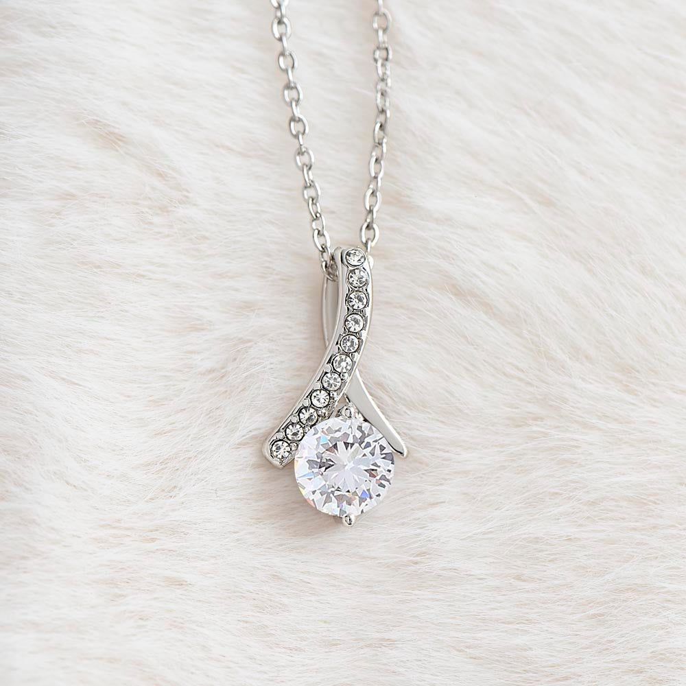 To My Daughter In Law Holiday (Red) - Alluring Beauty Necklace