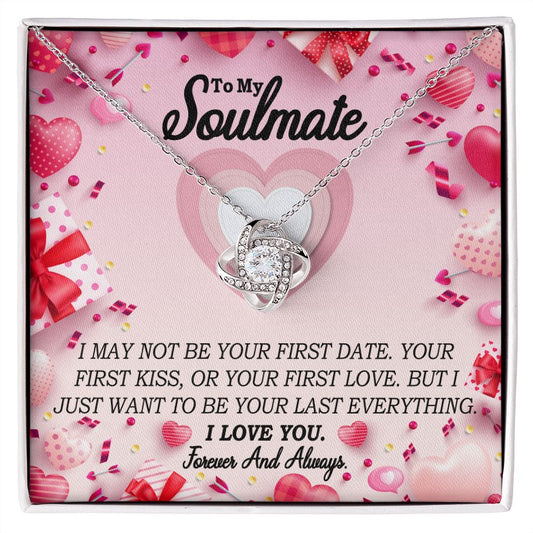 Soulmate Necklace Gift For Her, To My Soulmate Necklace, Love Necklace Gifts For Her, Soulmate Gift, Soulmate Jewelry, Jewelry Gift Her