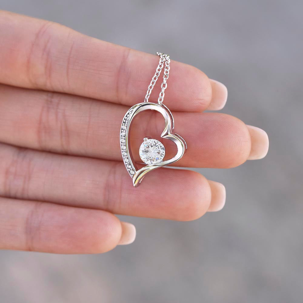 To My Wife - Forever Grateful, Forever in Love - Forever Love Necklace