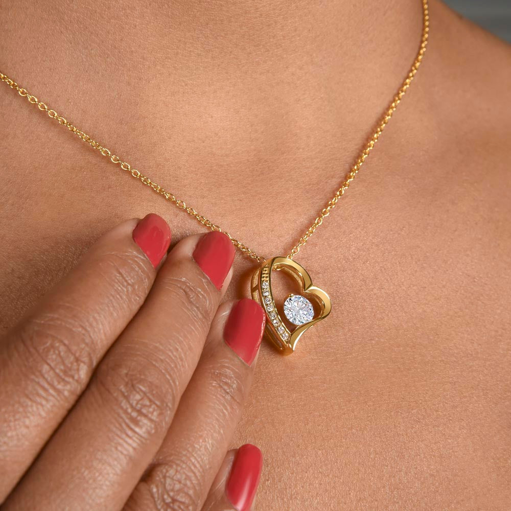 To My Wife - Endless Love, Enduring Affection - Forever Love Necklace