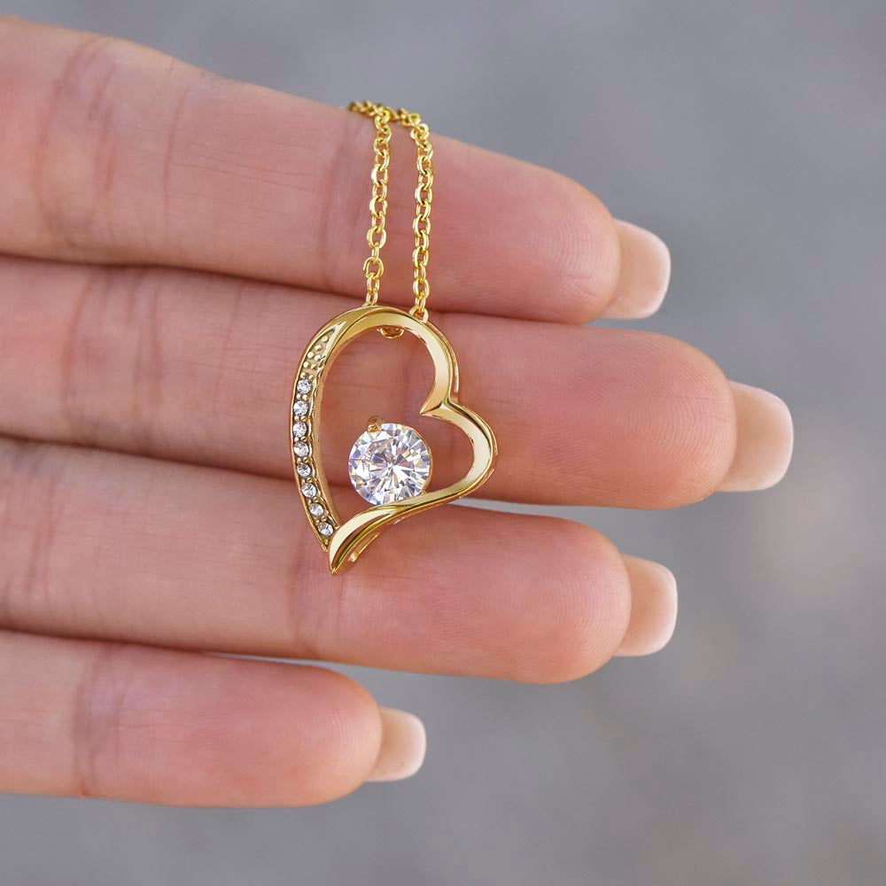 To My Wife - Endless Love, Enduring Affection - Forever Love Necklace
