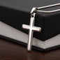 To My Wife (God Never Fails) - Stainless Cross Necklace
