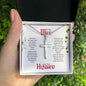 To My Wife (God Never Fails) - Stainless Cross Necklace