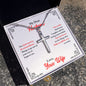 My Dear Husband - Stainless Cross Necklace