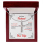 My Dear Husband - Stainless Cross Necklace