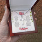 To My Wife (God Never Fails) - Stainless Cross Necklace