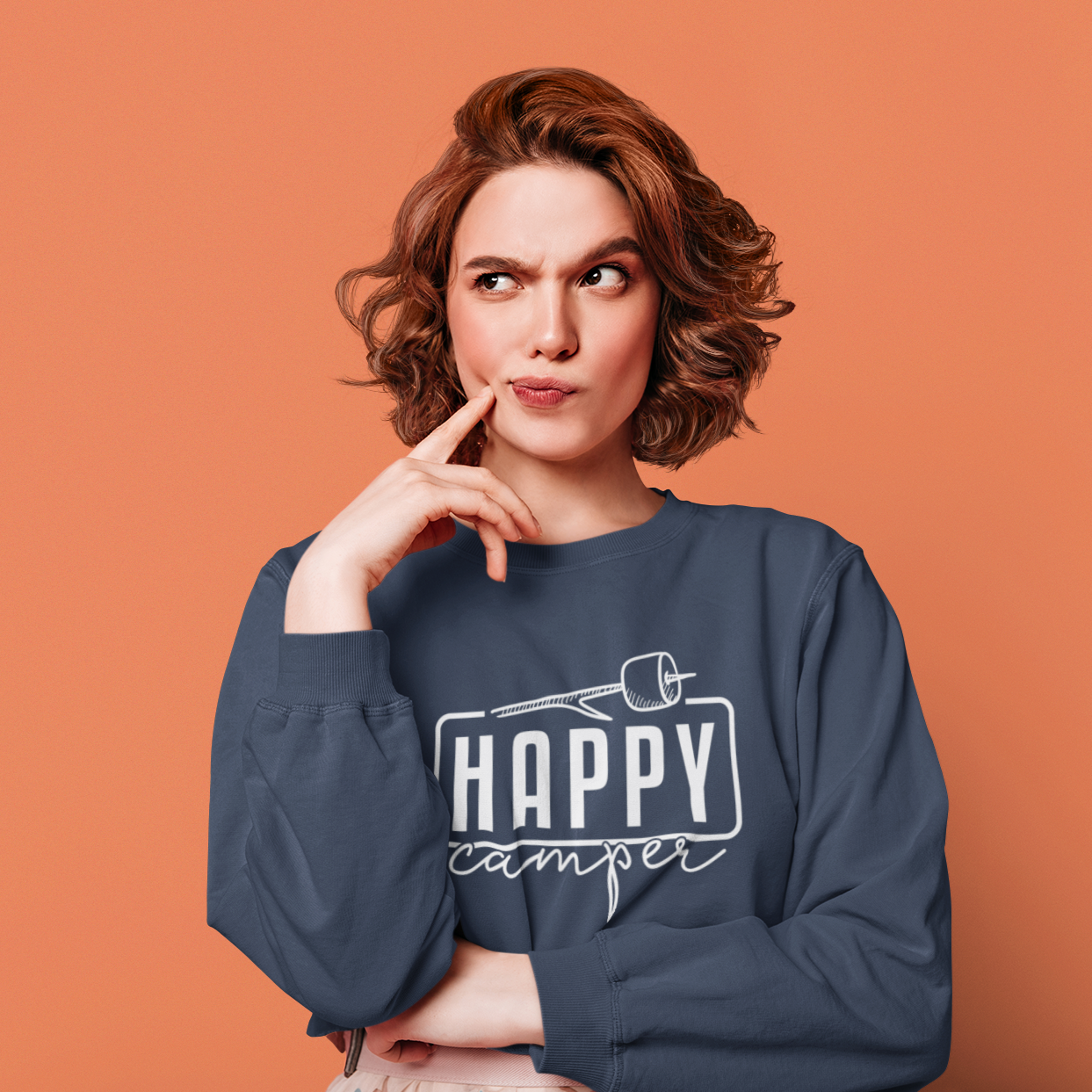 Happy Camper Premium Sweatshirt