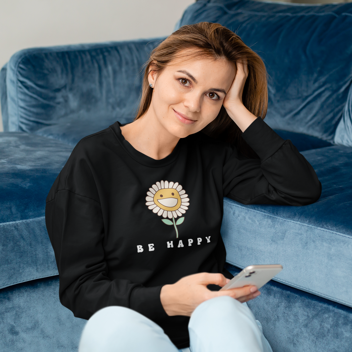 Be Happy Premium Sweatshirt