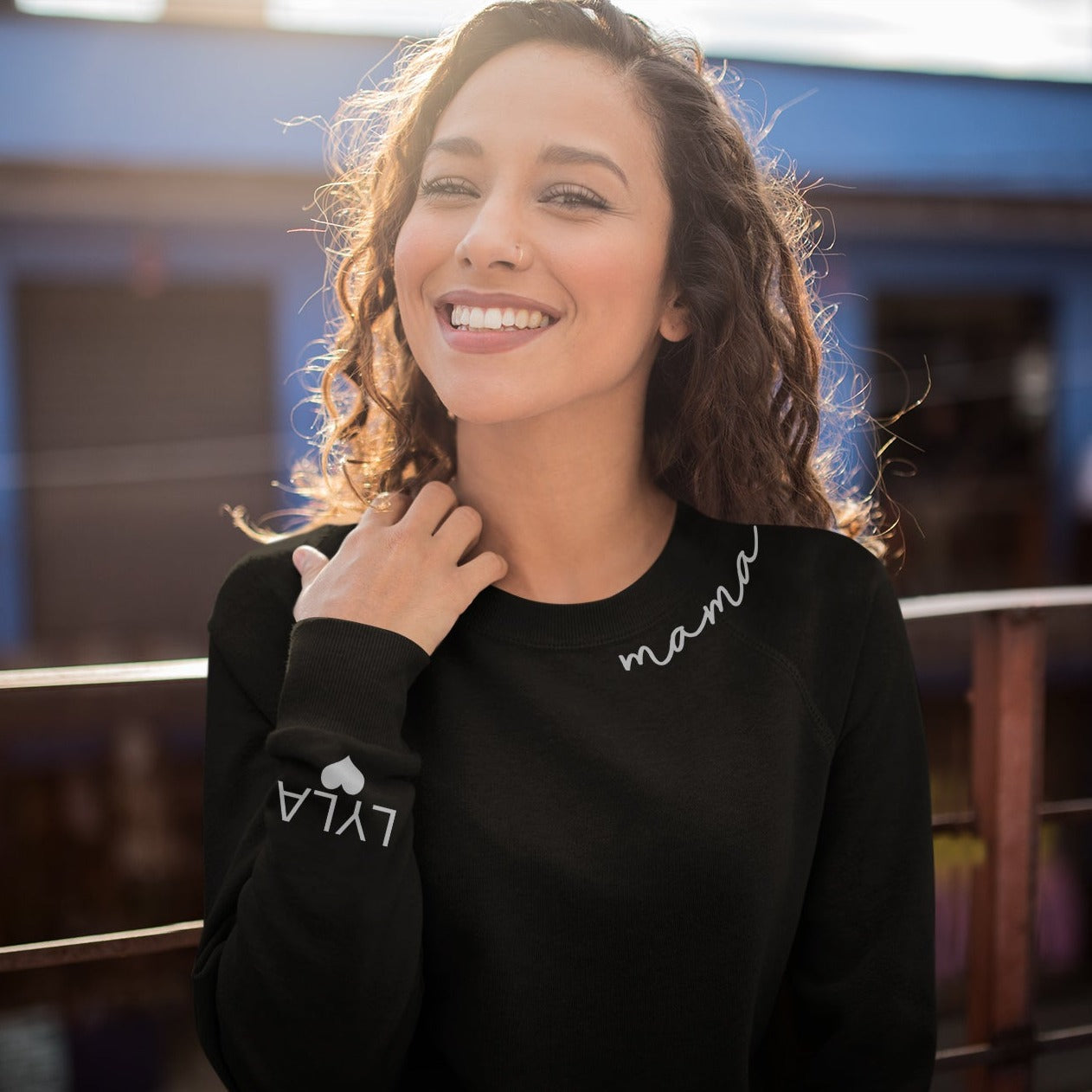 Personalize Mama Premium Sweatshirt