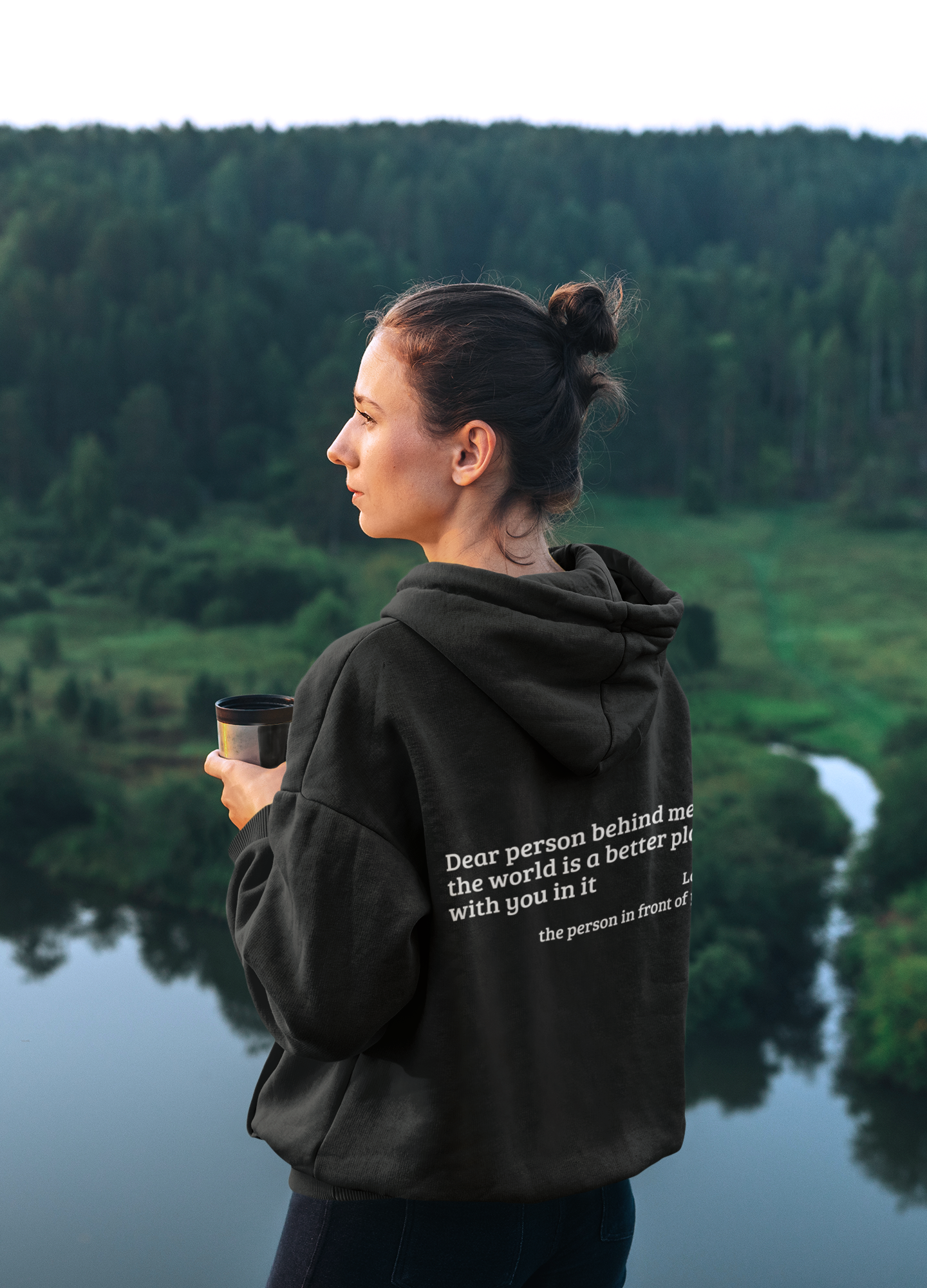 Dear Person Behind Me Premium Hoodie
