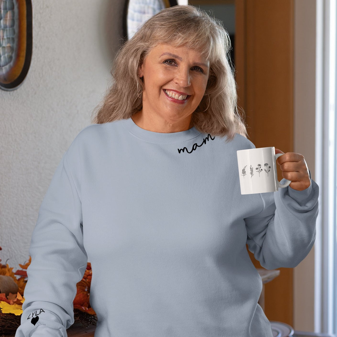 Personalize Mama Premium Sweatshirt