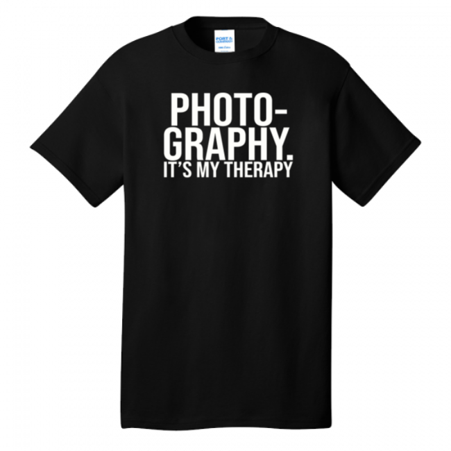 Photography It's My Therapy T-Shirt