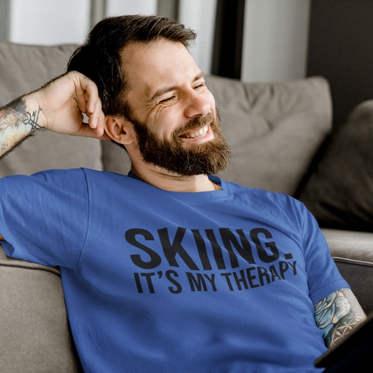 Skiing It's My Therapy T-Shirt