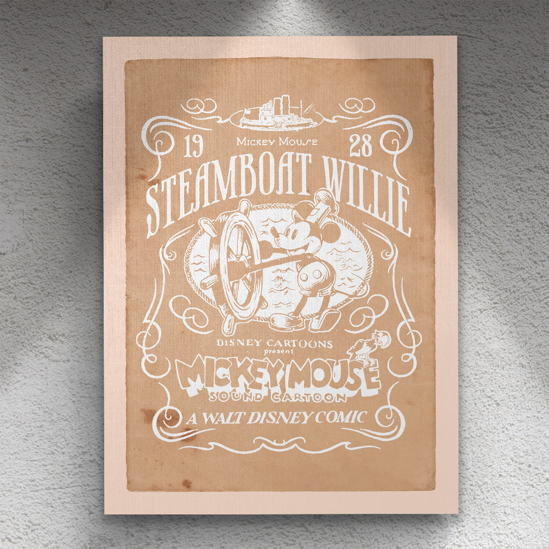 Steamboat Willie Rugged Premium Canvas