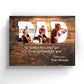 Dad Personalized Photo Premium Canvas (Wood Version)