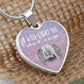 I Will Carry You | Personalized Photo Memorial Premium Necklace