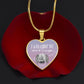 I Will Carry You | Personalized Photo Memorial Premium Necklace