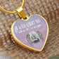 I Will Carry You | Personalized Photo Memorial Premium Necklace