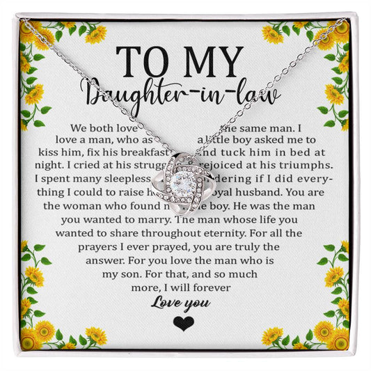 We Both Love The Same Man, To My Daughter-in-law Necklace from mother-in-law, Birthday Gift for daughter-in-law gift on wedding day