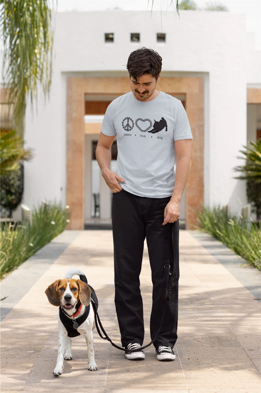 Peace, Love, Dogs T-Shirt