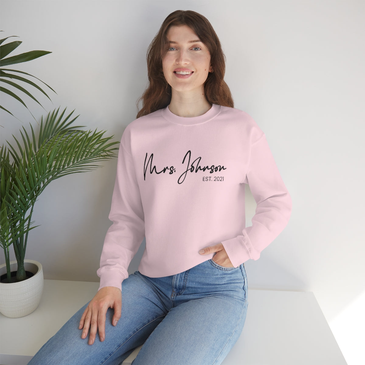 Personalized Gift for Bride Crewneck Sweatshirt