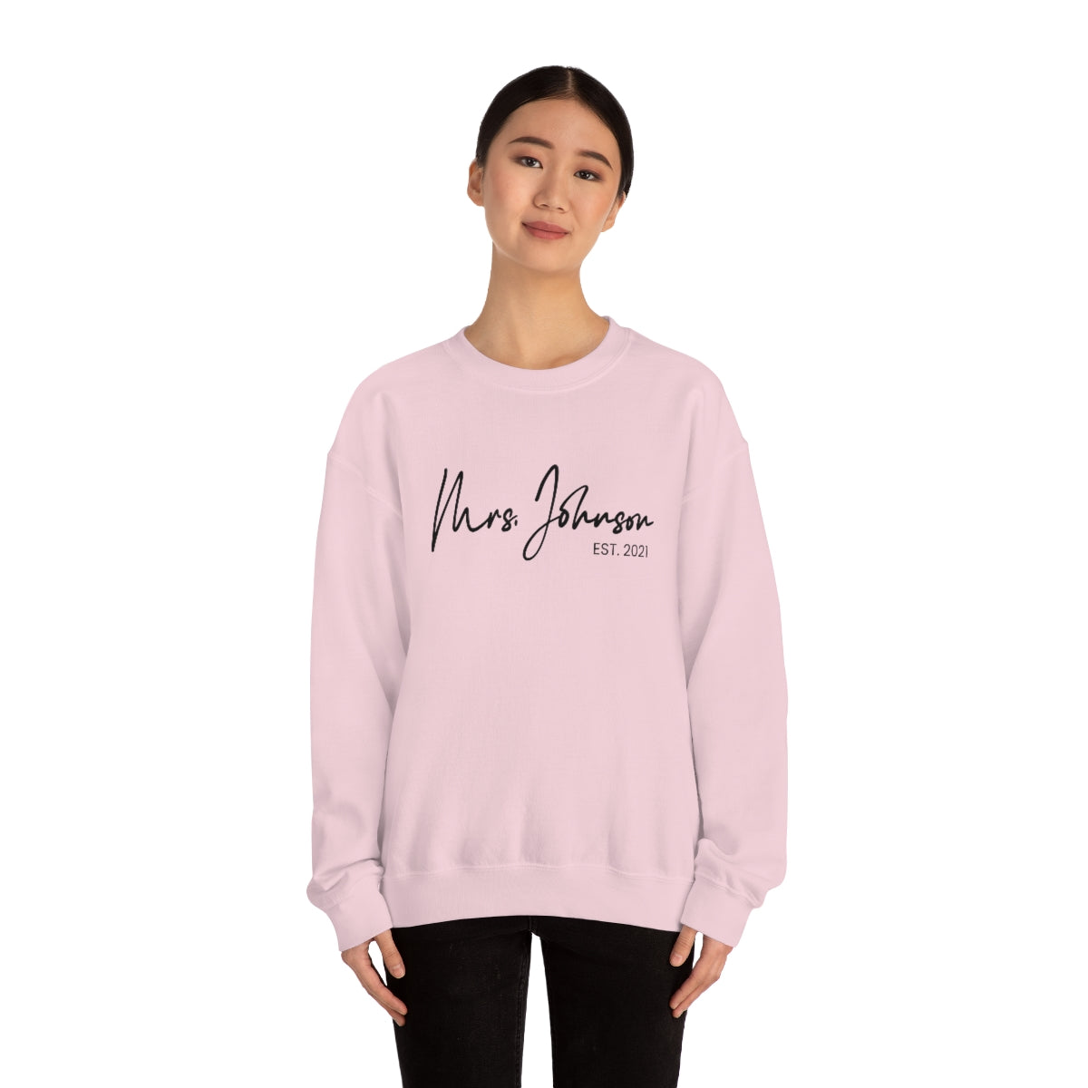 Personalized Gift for Bride Crewneck Sweatshirt