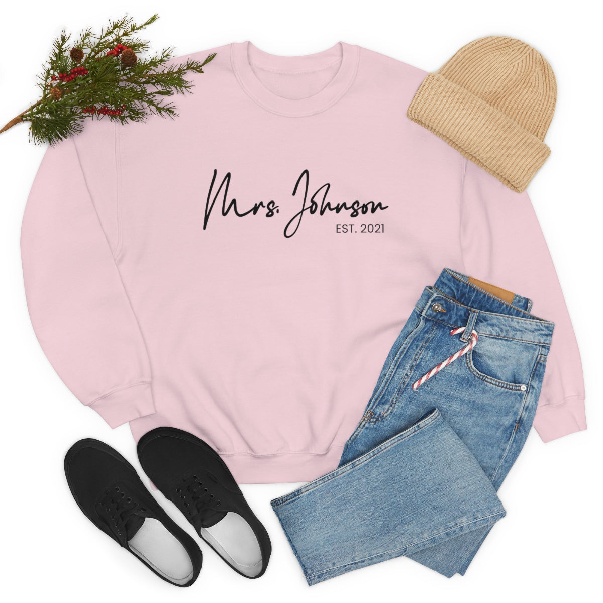 Personalized Gift for Bride Crewneck Sweatshirt