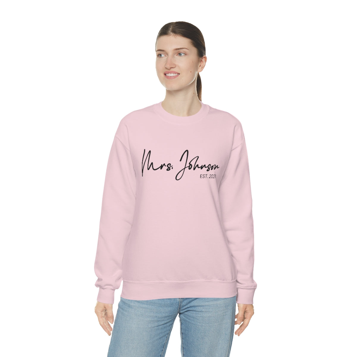 Personalized Gift for Bride Crewneck Sweatshirt