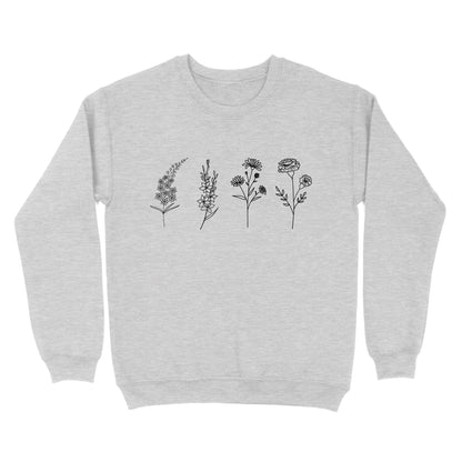 Personalize Birth Month Flower Premium Sweatshirt