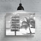 Black and White Ocean Breeze Multi-Names Personalized Premium Canvas