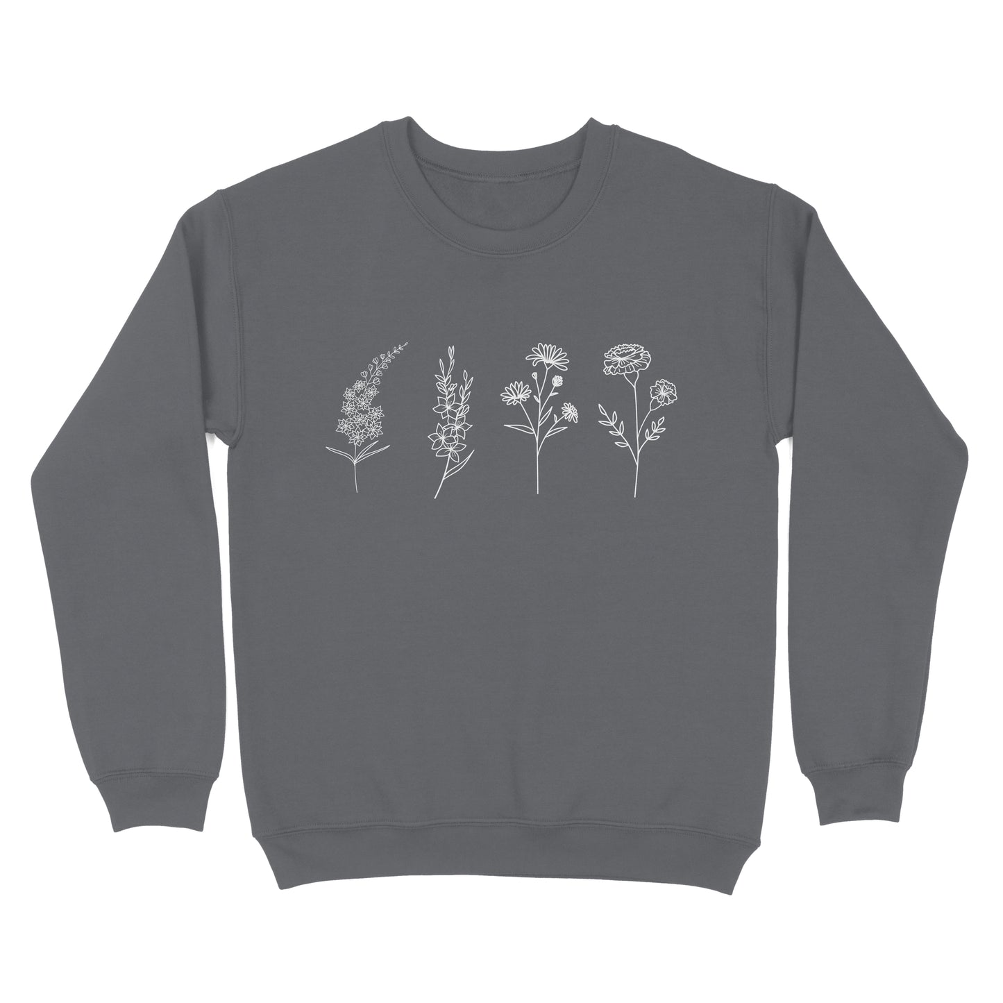 Personalize Birth Month Flower Premium Sweatshirt