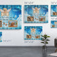 Pet Photo Memorial With Angel Wings Dog Personalized Premium Canvas