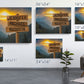 Sunset Mountains Multi-Names Personalized Premium Canvas